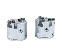1pcs 2/3/4 Jaw Pneumatic Gripper Compact Multi-Jaw Air Chuck for Industrial Automation Robotic Arm Assembly Tools(MHS3-50D)