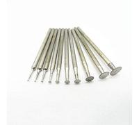 1Pcs 2.35MM Shank Super-Thin Diamond Grinding Head Rotary Bits Burrs Mounted Point Stone Jade Carving Polishing Engraving,08(2.35mm Shank)