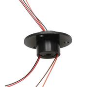 1PCS 2/4/6/8/12ch Wires 2A 10A Hollow Shaft Slip Ring Hole 5-38.1mm D22-99mm Conductive Rotary Joint Electric Slipring Connector(Hole 5mm 4CH 2A)