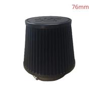 1pcs 2.5 3 3.5 4 Inch Car Intake Air Filter for 14084-2 Universal High Flow Cone 102 89 76 70 63.5 60mm KN Tapered Mushroom Head(Short Black 76mm)
