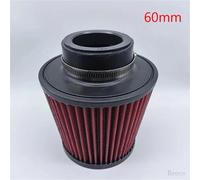 1pcs 2.5 3 3.5 4 Inch Car Intake Air Filter for 14084-2 Universal High Flow Cone 102 89 76 70 63.5 60mm KN Tapered Mushroom Head(Short Red 60mm)
