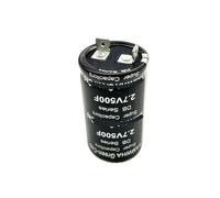 1pcs 2.7V500F capacitor flat pin supercapacitor for 16V83F automotive rectifier module(Black 2.7V500F)