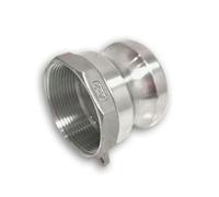 1pcs 2" BSPT Female Thread 304 Stainless Steel Type A Camlock Fitting Cam and Groove Coupling