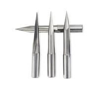 1PCS 2 Flute Straight Carving Bit 3.175mm 4mm Shank 20/30/40/45/60/90 Degrees V Shape End Mill CNC Router For Wood Engraving(0.2x60DEGx3.175x38)