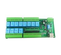 1PCS 2 IN1 12Ch Ethernet/RS485 Relay Module Modbus RTU TCP/IP UART Network controller Switch Board(12V Version)