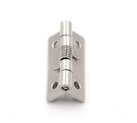 1pcs 2 Inch Long Stainless Steel Hinge Self-Closing Corner Spring Draw Door Hinge Furniture Cabinet Repair Hardware Supplies