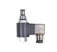 1PCS 2-Position 2-Way Normally Closed Threaded Hydraulic Cartridge Pressure Retaining Solenoid Valve DHF08-228 SV08-28(OD 13mm Spool DC12V)