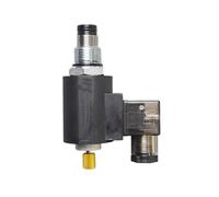 1PCS 2-Position 2-Way Normally Closed Threaded Hydraulic Valve Cartridge Type Pressure Maintaining Solenoid Valve DHF10-220H SV10-20M(Spool DC12V Coil)