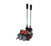 1pcs 2 Spool Hydraulic P40 Series Integral Multi-Way reversing Valve Accessories Excavator Sanitation Truck(P40F-OW)