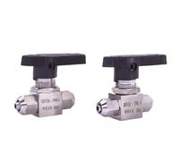 1pcs 2-Way Stainless Steel Quick Screw Ball Valve OD Tube 4mm 6mm 8mm 10mm 12mm PU Hose Trachea Valve Switch Valve(10mm OD Tube)