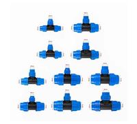 1pcs 20/25/32/40/50mm PVC PE 3-Way Reducing Coupling Tap Water Splitter Plastic Valve Connector Garden Farm Irrigation Pipe Hose Join(A-5,50 x 40 x 50)