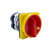 1pcs 20/25/32/50/75/125A Two Poles Rotary Cam Switch YMZ12 Series Padlock Power Cut Off Motor Control OFF-ON Silver Contact LW31(50A)