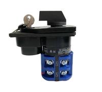 1PCS 20/32/63A Changeover Rotary Cam Switch With Key Circuit Control Motor Selector Silver Contact YMW26 LW26(63A 1P-01)