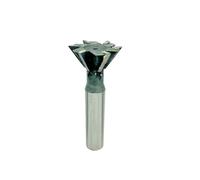 1pcs 20-60mm Diameter Carbide Dovetail Cutters 45/55/60 Degree Dovetail Milling Cutter Straight Shank End Mill Dovetail Groove Cutting Tools(30D-16d-6T,45 degree)