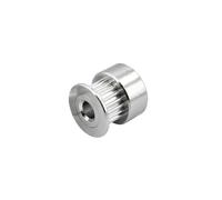 1Pcs 20 Teeth 2GT/GT2 Timing Pulley, 3-8mm Bore, Suitable for 7/11/16mm Belts, for 3D Printer Replacement Parts,Silver,Bore 4mm - Width 11mm