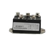 1Pcs 200A Three-phase Rectifier Bridge Module Vuo Profile MDS200A AC Input DC Output 1600V