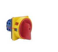 1PCS 20A And 25A OFF-ON 4 Poles Disconnect Isolator Switches LW26GS CA10 48x48mm 64x64mm Padlock Rotary Cam Switch(20A 48X48mm panel)