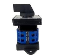 1PCS 20A DIN Rail Mounted Universal Conversion Selector LW26-20/2 Two Poles Rotation Selection Control Circuit Cam Switch(MOA)