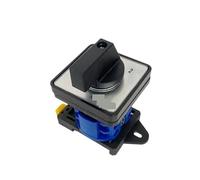 1PCS 20A DIN Rail Mounted Universal Conversion Selector LW26-20/2 Two Poles Rotation Selection Control Circuit Cam Switch(MOA)