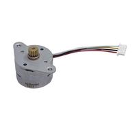 1pcs 20BY 15 Degree Mini 20mm Round Stepper Motor Micro 2-Phase 4-Wire Stepping Motor 0.3M 15 Teeth Copper Gear