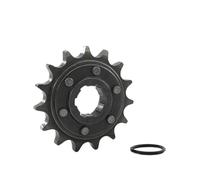 1Pcs 20CrMnTi 428 14T 15T 16T 17T Tooth Sprocket Compatible With CG125 CB125 CBT125 MCR125 WY125-A C R Dirt Pit Bike Motorcycle Fuel Efficient Sprocket(15T)