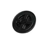 1Pcs 20L/5 Gallon Bucket Lid Screw Cap Plastic Leak-Proof Screw Seal Lids Black