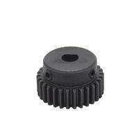 1Pcs 20T-26T 1M D Hole Spur Gear With Step 1 Mod 20 22 24 25 26 Teeth 45# Steel Metal Motor Gear Bore 5x4.5/6x5/6x5.5/8x7-12x11mm(10x9.5mm,24 Teeth)