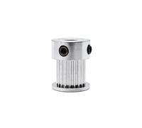1pcs 20Teeth 2GT Timing Pulley Bore 3/4/5/6/8mm Belt Width 6/9/10/15mm 2M Open Type Synchronous Wheel 3D Printer Parts GT2 20T(Bore 6.35mm(black),Width 9mm)