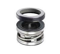 1pcs 210/2100-30/32/35/38/40/43/45/50 Silicon Carbide-Carbon-FKM Water Pump Single Coil Spring End Face Bellows Shaft Mechanical Seal(1Piece 2100-40)