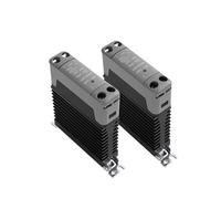 1PCS 22.5mm Slim Width GSR8 Solid State Relay with Heat Sink DC to AC Single Phase SSR 10A 25A 40A 60A(GSR8-40DA48Z)