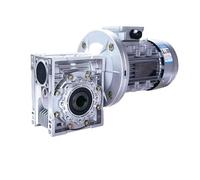 1pcs 220V/380V 0.18KW Vertical Aluminum Shell All Copper Asynchronous Motor with RV030/RV040 Gearbox(3-phase 380V,45RPM_RV040)