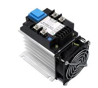 1pcs 220V 380V 100A 120A Full Isolation Single Phase AC Voltage Regulator Module Power with Heat Sink