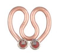 1pcs 220v Tubular Immersion Heating Element for Kettle SUS/Copper Shaped Heating Tube for Coffee Electric Immersed Heater 500w/600w(Copper 600W)