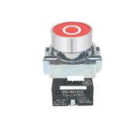 1PCS 22mm Button switch self reset XB2 flat push button emergency stop start NO/NC power switch B2-BA4342 XB2-BA31 XB2-BA42 IDGTTLDF(XB2-BA4322 NC)
