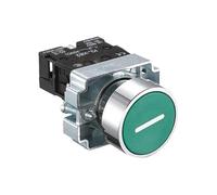 1Pcs 22mm Emergency Stop Push Button Switch, Self-Reset Mushroom Head, Momentary Power On/Off for Industrial Control XB2 Series(XB2-BA3311)