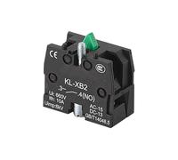 1Pcs 22mm Emergency Stop Push Button Switch, Self-Reset Mushroom Head, Momentary Power On/Off for Industrial Control XB2 Series(NO)