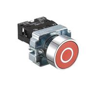 1Pcs 22mm Emergency Stop Push Button Switch, Self-Reset Mushroom Head, Momentary Power On/Off for Industrial Control XB2 Series(XB2-BA4322)