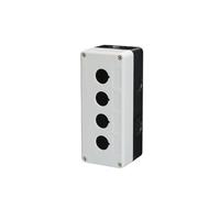 1PCS 22mm installation hole waterproof and dustproof XB2 LA38 LAY37 button switch control box 1/2/3/4/5 hole height 65mm XAL BX(Hb2-b04)