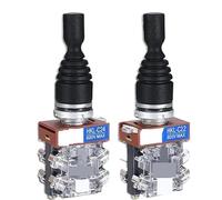 1PCS 22mm Joystick Switch Momentary 4 position 4NO self Latching Spring Return Wobble Stick Monolever Rocker Cross Switches HKL-C24(HKL-C22-2)
