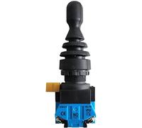 1Pcs 22mm Joystick Switch Momentary Monolever Cross Rocker Master Switch 2/4-Way Self-Reset Self-Lock 2NO 4NO HKL-FW12 (Color : 2 Way Self Lock)(4 Way Self Reset)