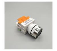 1PCS 22mm LAY37 LY37 Y090 Self-locking/Self-reset Push Button Switches Red Green Blue Yellow White Black 1NO+1NC 10A/660VAC IDGTTLDF(2p,Self-locking)