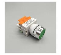 1PCS 22mm LAY37 LY37 Y090 Self-locking/Self-reset Push Button Switches Red Green Blue Yellow White Black 1NO+1NC 10A/660VAC IDGTTLDF(Green,Self-locking)
