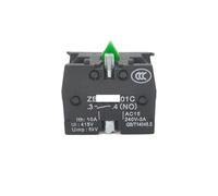 1Pcs 22mm Momentary Push button switch 10A/415V NC/NO XB2-BA11 XB2-BA21 XB2-BA31 XB2-BA42 XB2-BA51 XB2-BA61 Button switch IDGTTLDF(Green contact NO)