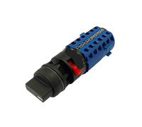 1PCS 22mm single hole installation 6 pole 0-7 position 20A cam rotary switch