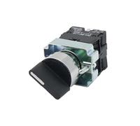 1PCS 22mm XB2-BD21 BD23 BD25 BD33 BD45 BD53 1NO/2NO/1NO1NC 2/3 Position Self locking/self resetting selector Knob switch(XB2-BD45)