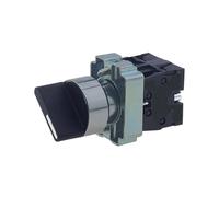 1PCS 22mm XB2-BD21 BD23 BD25 BD33 BD45 BD53 1NO/2NO/1NO1NC 2/3 position Self locking/self resetting selector Knob switch(XB2-BD25)