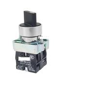 1PCS 22mm XB2-BD21 BD23 BD25 BD33 BD45 BD53 1NO/2NO/1NO1NC 2/3 Position Self locking/self resetting selector Knob switch IDGTTLDF(XB2-BD33)