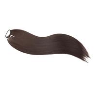 1pcs 24 inch Rubber Band Headband, Long Straight Hair, Synthetic Ponytail, Braided Synthetic Fiber Wig for Women(4)