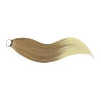 1pcs 24 inch Rubber Band Headband, Long Straight Hair, Synthetic Ponytail, Braided Synthetic Fiber Wig for Women(27T613)