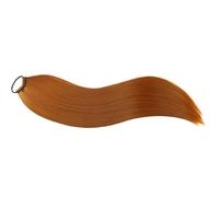 1pcs 24 inch Rubber Band Headband, Long Straight Hair, Synthetic Ponytail, Braided Synthetic Fiber Wig for Women(350-18C)
